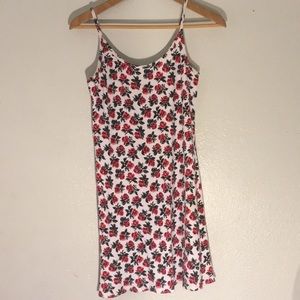 Rose pattern dress